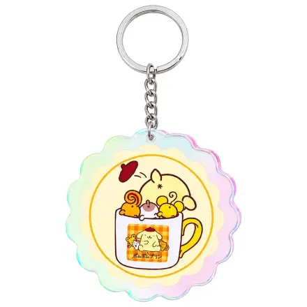 Sanrio Akrilni obesek za ključe Pompompurin 30th Anniversary Squishy Cute Purin 02 fotografija izdelka