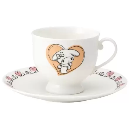 Sanrio Bone China Skodelica & Krožnik Set My Melody fotografija izdelka