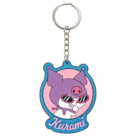 Sanrio Gumijast obesek za ključe Kuromi 7 cm fotografija izdelka