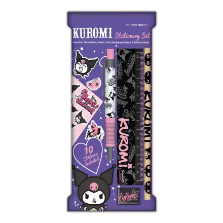 Sanrio 6-paket kompletov pisalnih potrebščin Kuromi fotografija izdelka