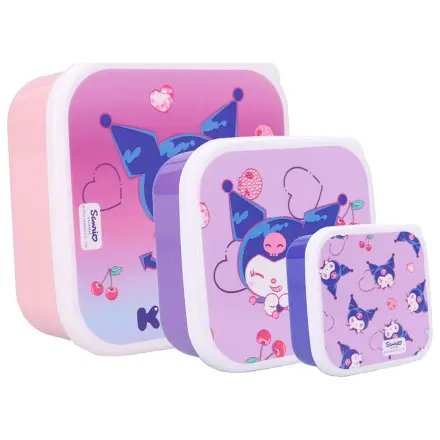 Sanrio škatla za prigrizke Set Kuromi Fresh Bites fotografija izdelka