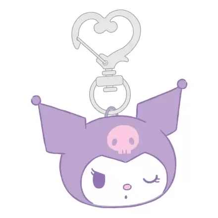 Sanrio Plišast obesek za ključe Kuromi fotografija izdelka