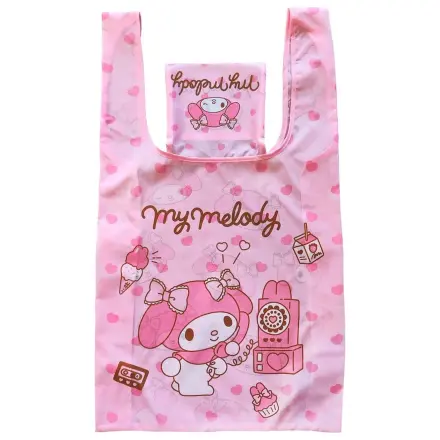 Sanrio Tote torba My Melody Kawaii Zložljiva fotografija izdelka