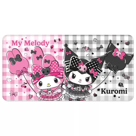 Sanrio Pink Black Party Series XXL podloga za miško My Melody & Kuromi fotografija izdelka