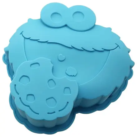 Sesame Street Silikonski pekač za piškote Cookie Monster blue fotografija izdelka