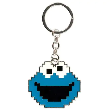 Sesamestreet Cookie Monster kovinski obesek za ključe fotografija izdelka