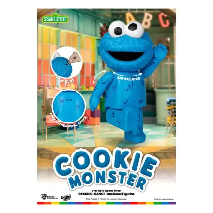 Sesame Street Syaking Bang Series PVC hranilnik za kovance Cookie Monster 47 cm fotografija izdelka