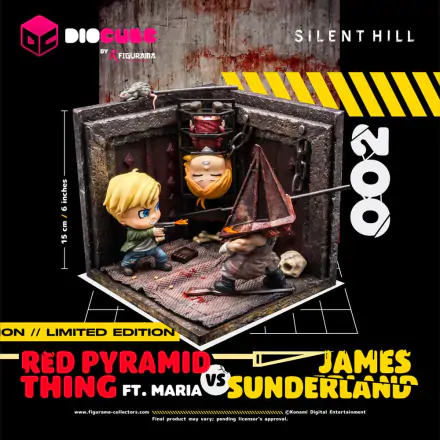 Silent Hill DioCube PVC Diorama Silent Hill 2 Red Pyramid Thing proti James Sunderlandu Ft. Maria 15 cm termékfotója