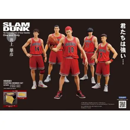 Slam Dunk Scale PVC kipi 5-paket Shohoku Starting Member Set 15 - 17 cm fotografija izdelka