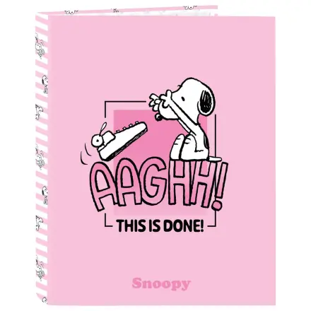 Snoopy A4 kartonska 4-obročna mapa fotografija izdelka