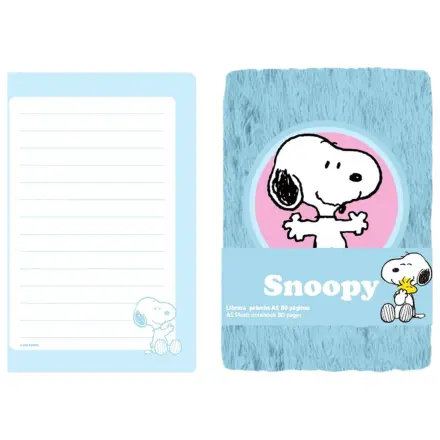 Snoopy Peanuts A5 plišast zvezek fotografija izdelka