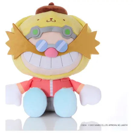 Sonic & Friends X Sanrio Dr. Eggman X Pompompurin Plišasta igrača 24cm fotografija izdelka