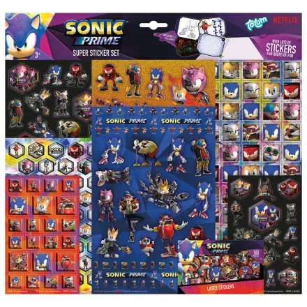 Sonic Prime Super Set nalepk z igračo fotografija izdelka