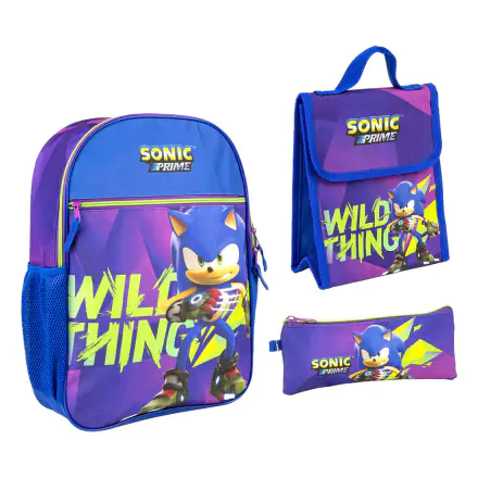 Sonic Prime nahrbtnik + škatla za malico + peresnica 42 cm termékfotója