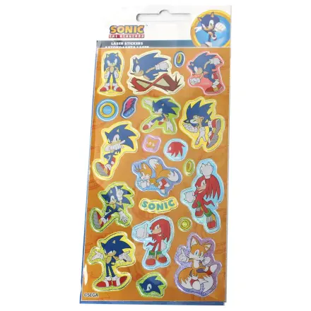 Sonic the Hedgehog Sega set holografskih nalepk fotografija izdelka