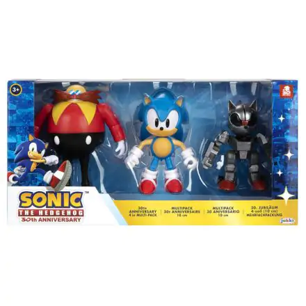 Sonic The Hedgehog 30Th Anniversary paket 3 figure 10 cm termékfotója