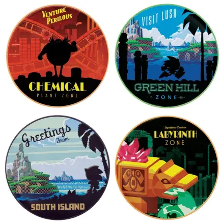 Sonic - The Hedgehog Coaster komplet 4-ih fotografija izdelka