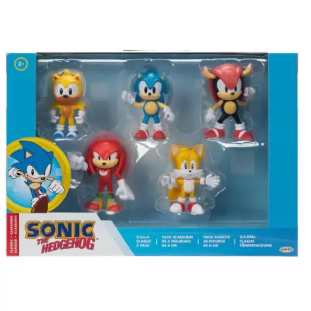 Sonic the Hedgehog paket 5 figuric 6 cm termékfotója