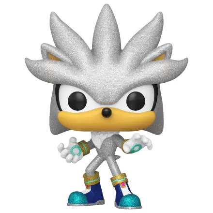 Sonic The Hedgehog Funko POP! Games Vinilna figura Silver The Hedgehog (FL) 9 cm fotografija izdelka