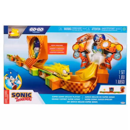 Sonic - The Hedgehog Go Go Racers Mini Figure Igralni set Izstrelitvene rampe Deluxe termékfotója