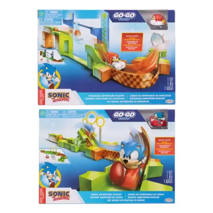 Sonic - The Hedgehog Go Go Racers Mini Figure Set za igro lansirne rampe Sonic & Knuckles fotografija izdelka