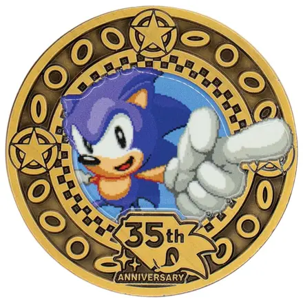 Sonic the Hedgehog Zbirateljski kovanec 35. obletnica Limited Edition fotografija izdelka