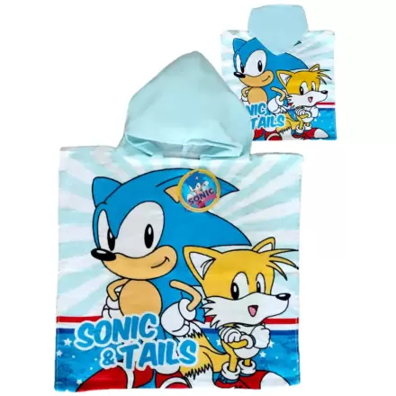 Sonic The Hedgehog bombažna poncho brisača termékfotója