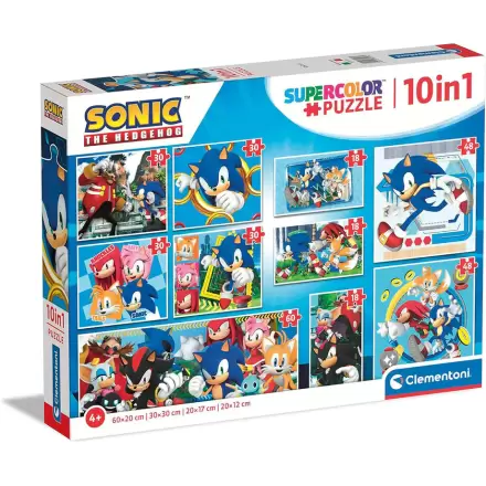 Sonic the Hedgehog sestavljanka 18+30+48+60 kosov fotografija izdelka