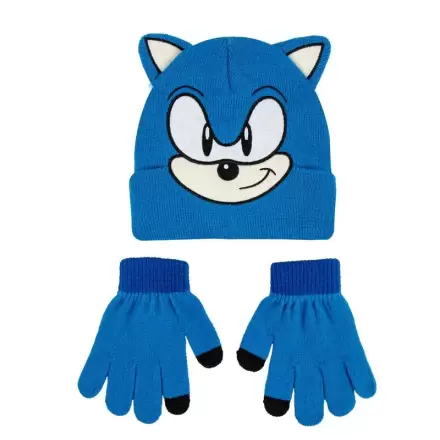 Sonic The Hedgehog kapa in rokavice komplet fotografija izdelka