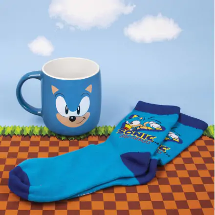 Sonic the Hedgehog Skodelica & Nogavice Set Sonic termékfotója