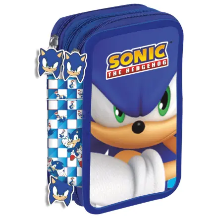 Sonic the Hedgehog trojni etui za svinčnike fotografija izdelka