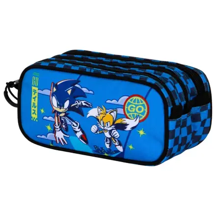 Sonic the Hedgehog trojni etui za svinčnike fotografija izdelka