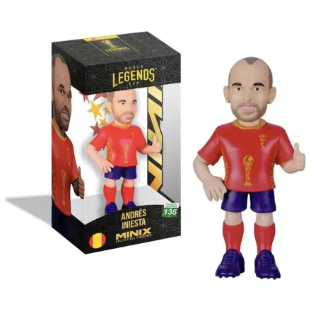 SPAIN Iniesta Figura Minix World Legends Pokal 12cm fotografija izdelka