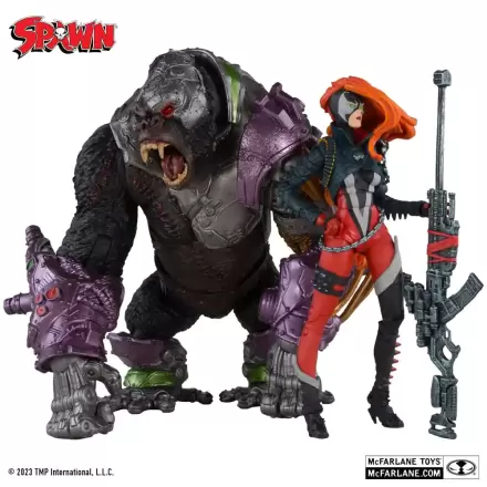 Spawn akcijske figure paket 2 She Spawn & Cygor (Gold Label) 18 cm fotografija izdelka