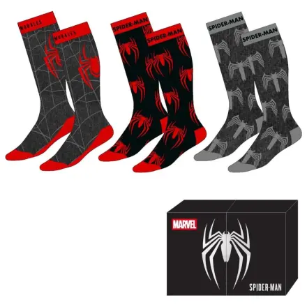 Marvel Spiderman odrasel set 3 nogavic fotografija izdelka