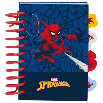 Marvel Spiderman A7 beležka fotografija izdelka