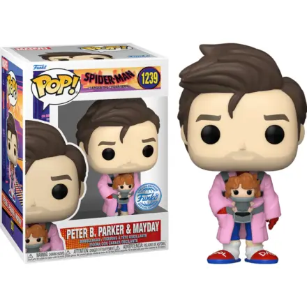 Spider-Man: Across the Spider-Verse Funko POP! vinilna figurica Peter B. Parker & Mayday 9 cm fotografija izdelka