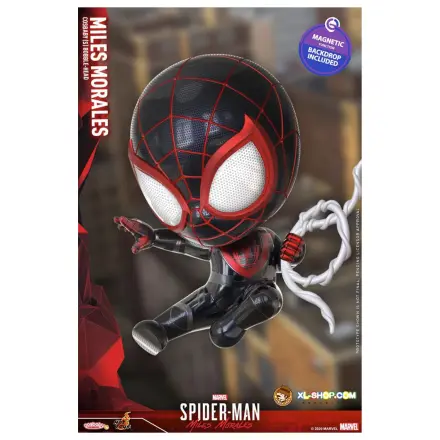 Spider-Man Cosbaby Wave 4 Miles Morales Bodega Cat Suit fotografija izdelka