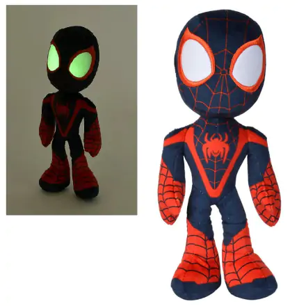 Marvel Plišasta Figura Glow In The Dark Eyes Miles Morales 25 cm termékfotója