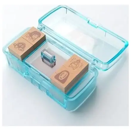 Spirited Away Chihiro in the train modri žigov komplet fotografija izdelka