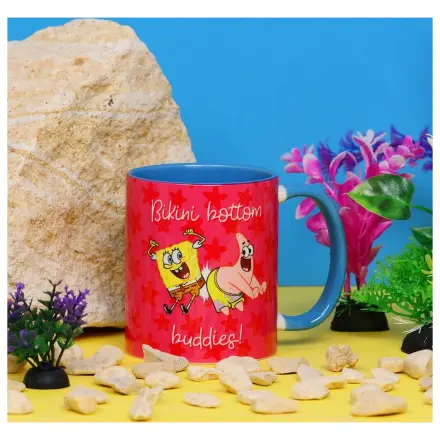 SpongeBob Bikini Bottom Buddies Notranje barvna skodelica 325ml fotografija izdelka