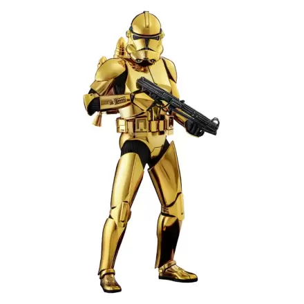 Star Wars Action Figure 1/6 Clone Trooper (Gold Chrome Version) Exclusive 30 cm akcijska figura termékfotója