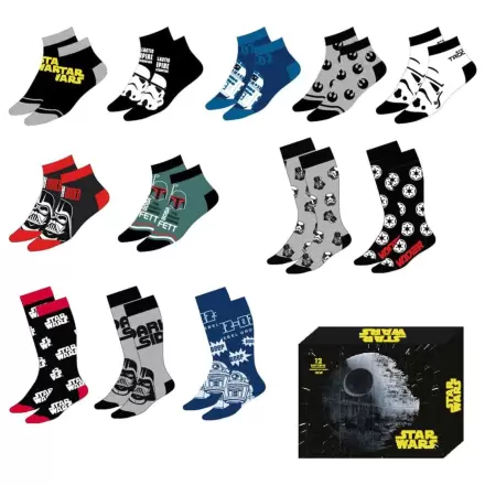 Star Wars Nogavice Paket 12 kosov 38-45 fotografija izdelka