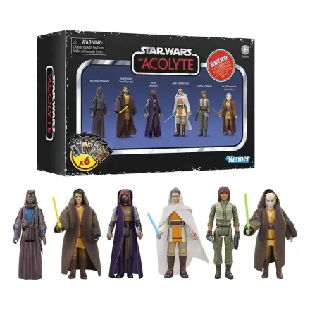 Star Wars: Acolyte Retro Collection Akcijske figure 6-paket 10 cm fotografija izdelka