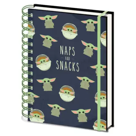 Star Wars Baby Yoda A5 zvezek fotografija izdelka