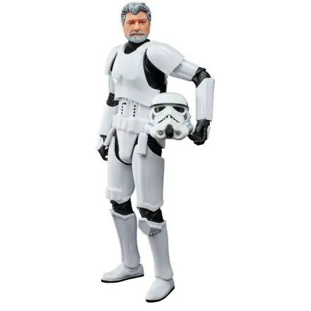 Star Wars Black Series akcijska figura 2021 George Lucas (v preobleki Stormtrooperja) 15 cm fotografija izdelka