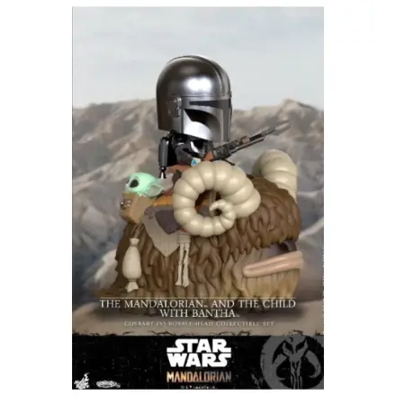 Star Wars Cosbaby Wave 3 The Mandalorian & The Child with Bantha fotografija izdelka