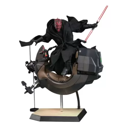 Star Wars Episode I Movie Masterpiece Akcijska figura 1/6 Darth Maul s Sith Speederjem 29 cm termékfotója