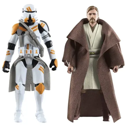 Star Wars Episode III Vintage Collection Set dveh akcijskih figur Obi-Wan Kenobi & Airborne Clone Trooper 10 cm fotografija izdelka