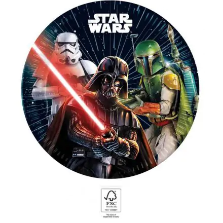 Star Wars Galaxy papirnati krožnik 8 kosov 23 cm termékfotója